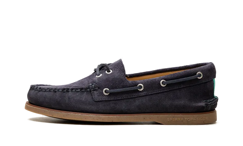 Sperry Gold Authentic Original 2-Eye “Navy Suede” | STS24018