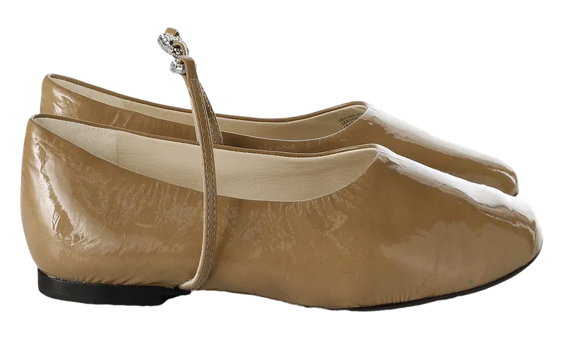 Tory Burch Gemini Link Mary Jane Ballet “CHATEAU GRAY/PAVE” | 178077-020
