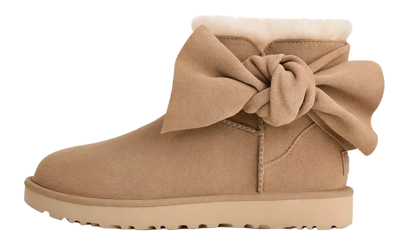 Ugg Classic Mini Bow Boots “Sand” | 1176310-SAN