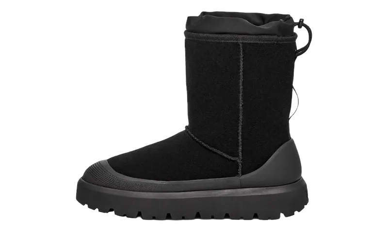 Ugg Classic Short Weather Hybrid Boots “Black” | 1143992-BBLC
