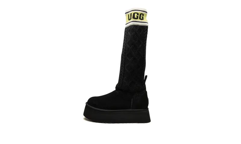 Ugg Classic Sweater Letter “Black” | 1144045-BLK