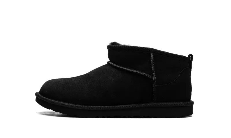 Ugg Classic Ultra Mini GS “Black” | 1130750K-BLK