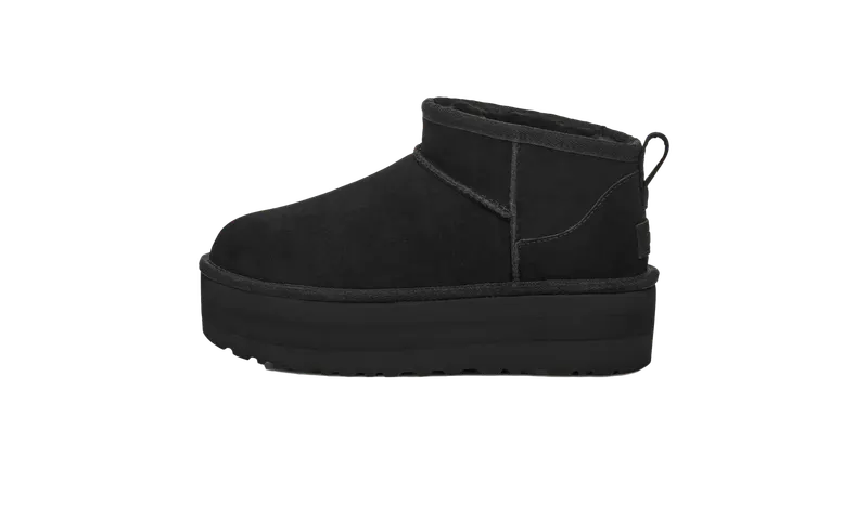Ugg Classic Ultra Mini Platform Boot GS “Black” | 1157791K-BLK