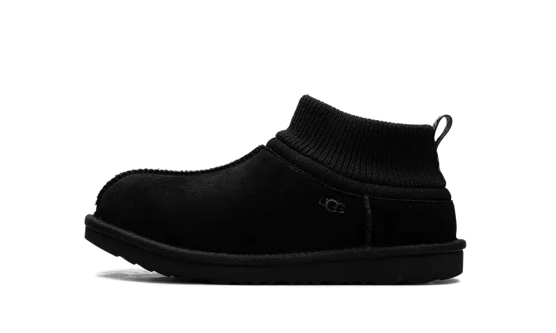 Ugg Classic Ultra Stretch Cuff Slipper GS “Black” | 1157702K-BLK
