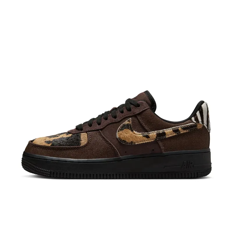 Nike Air Force 1 Low Animal Print “Brown / Black / Tan” | HV6356-200