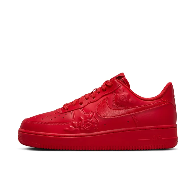 Nike Air Force 1 Low ’07 “Red Roses” “University Red/University Red/Black” | HF2016-600