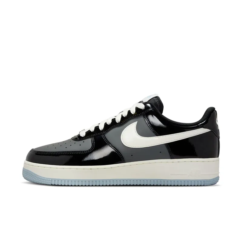 Nike Air Force 1 Low “Black Iron Grey Patent” | IB7676-001