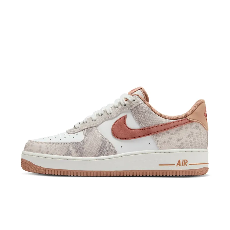 Nike Air Force 1 Low “Snakeskin Pack – Canyon Rust” “Summit White/Canyon Rust/Sail” | HF2898-100