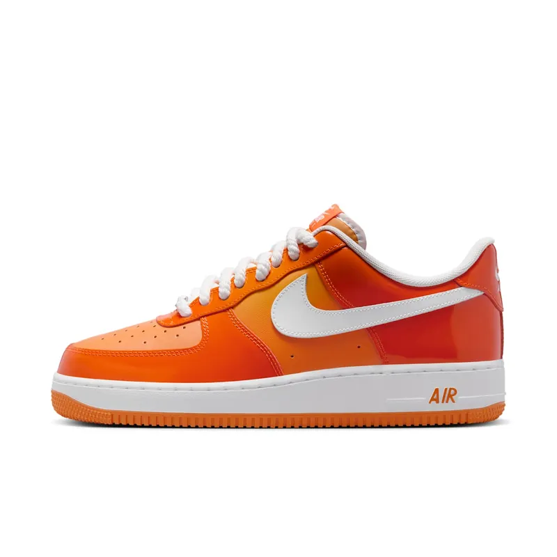 Nike Air Force 1 Low ’07 “Orange White Patent” | HV9405-800