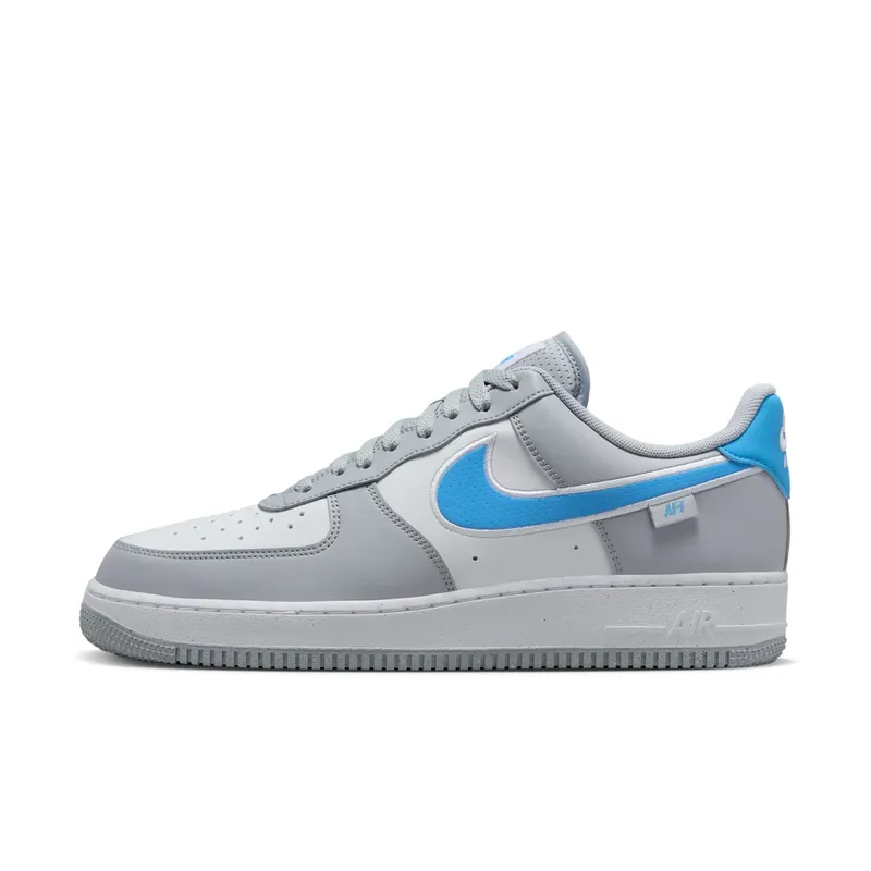 Nike Air Force 1 Low ’07 Next Nature Wolf Grey University Blue “Wolf Grey / White / University Blue” | HM0721-001