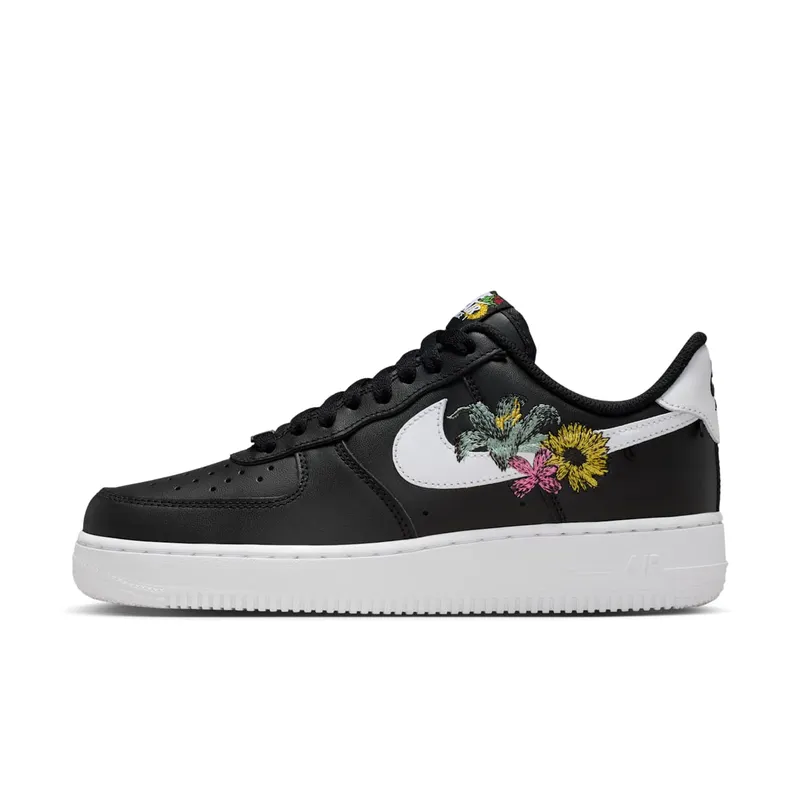 Nike Air Force 1 ’07 Premium “Now Accepting All Flowers’” “Black” | IB6644-001