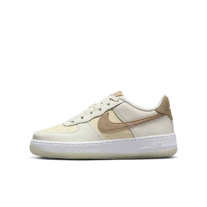 Nike AIR FORCE 1 LOW GS “Sail Coconut Milk White Khaki” | HF5349-100