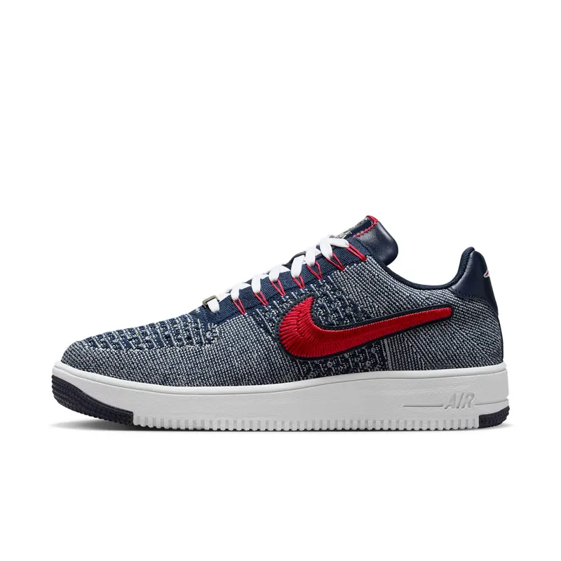 Nike Air Force 1 Ultra Flyknit Low “Patriots Robert Kraft Wolf Grey” | FV4079-012