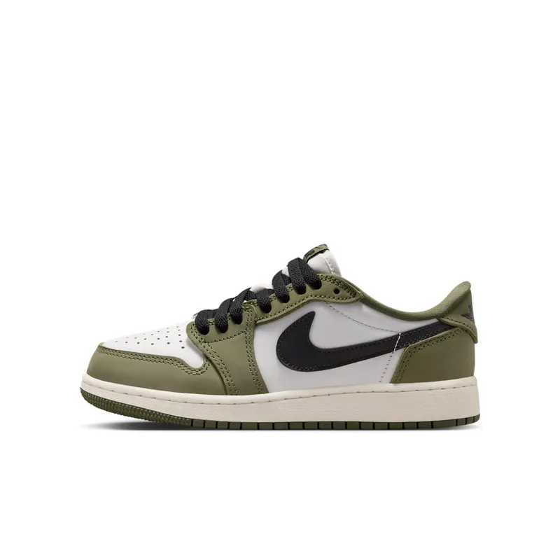 Nike Jordan 1 Retro Low OG GS “Medium Olive” | HQ6999-200