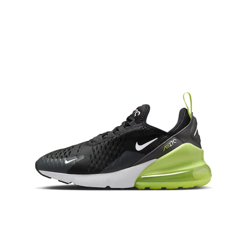 Nike AIR MAX 270 GS “LIGHT LEMON TWIST BLACK ANTHRACITE WHITE (GS)” | 943345-704
