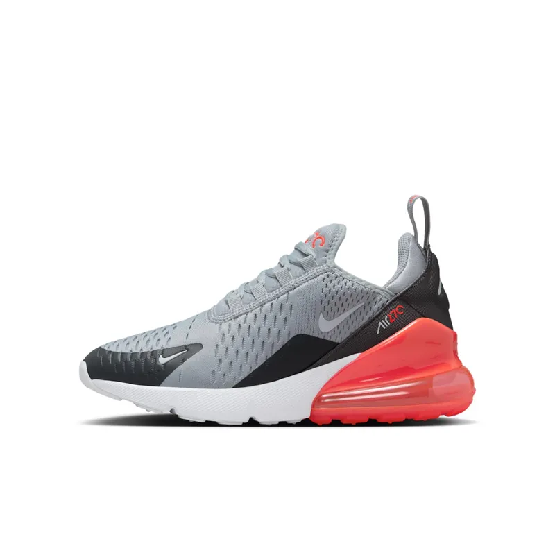 Nike Air Max 270 GS “Wolf Grey Anthracite Bright Crimson White” | 943345-039