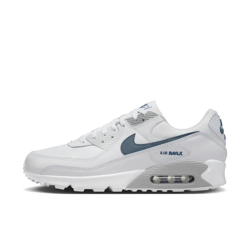 Nike Air Max 90 Wolf Grey Diffused Blue “White / Wolf Grey / Diffused Blue” | IB7680-100