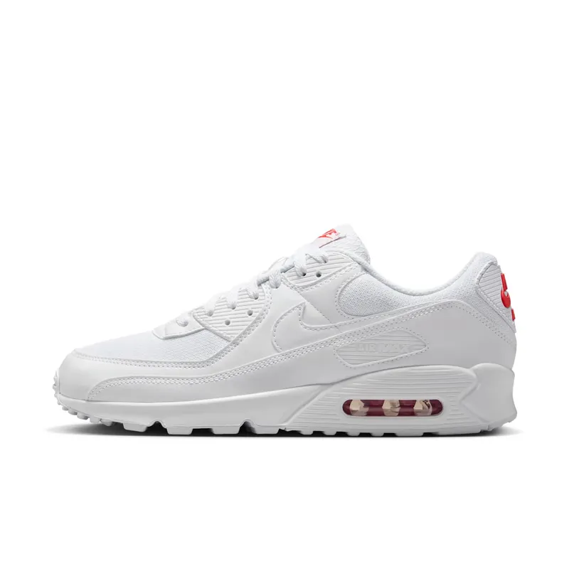 Nike Air Max 90 White Light Crimson | DM0029-118