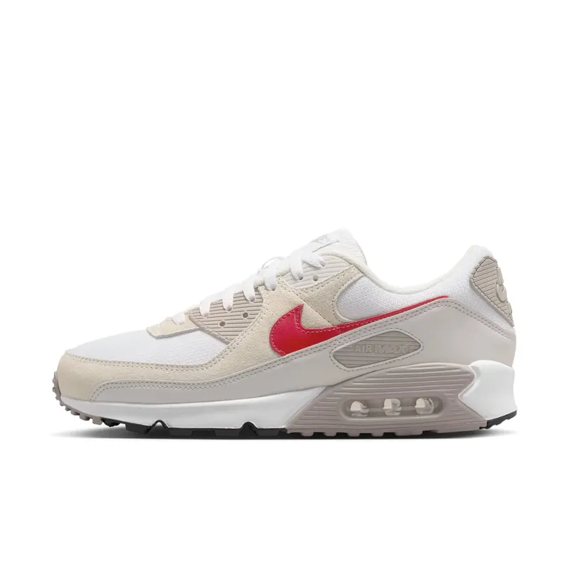 Nike Air Max 90 “White College Grey Vast Grey University Red” “White/Grey/University Red” | DM0029-113