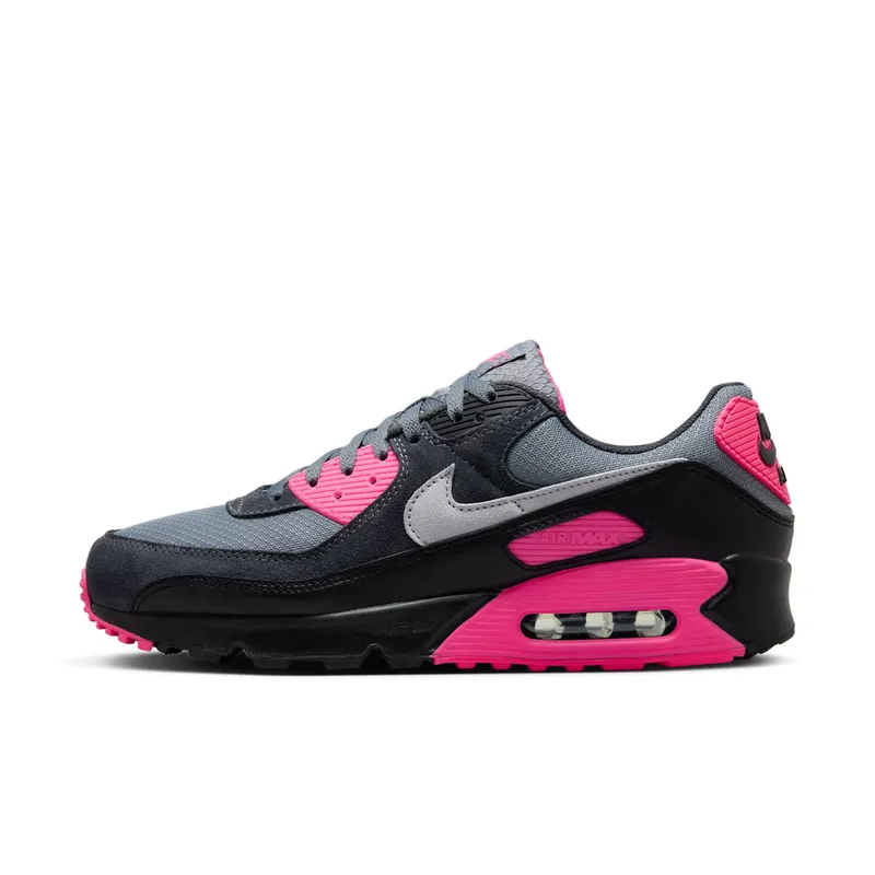 Nike AIR MAX 90 “WOLF GREY HYPER PINK” “Cool Grey/Hyper Pink/Black/Wolf Grey” | DM0029-010