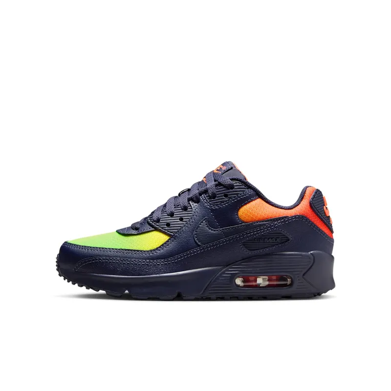 Nike Air Max 90 LTR Lemon Venom Blackened Blue “Lemon Venom / Hyper Crimson / Laser Orange” | CD6864-701