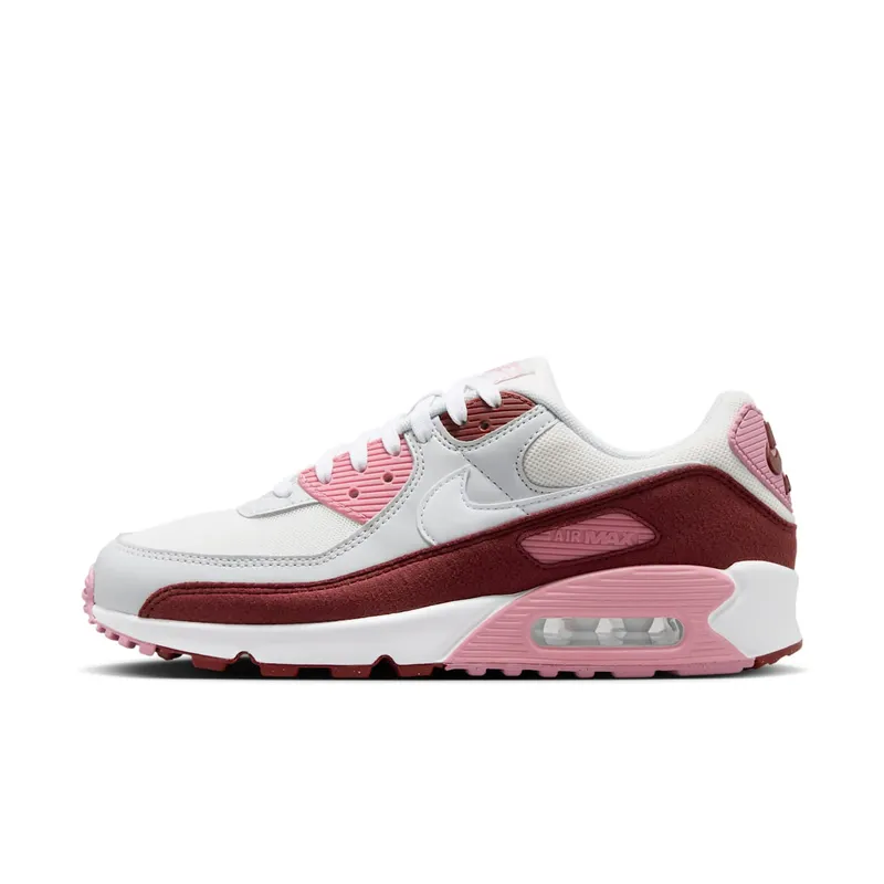 Nike AIR MAX 90 SE “NEAPOLITAN” “Dark Team Red/Platinum Tint/Pure Platinum/White” | HM9451-600