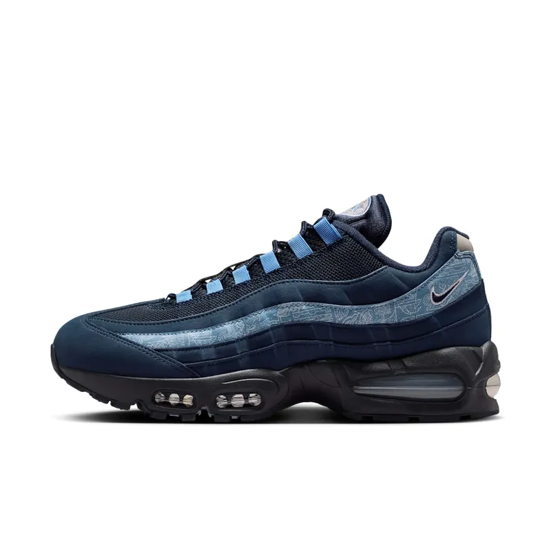 Nike Air Max 95 SE “Big Bubble Obsidian Work Blue” “Work Blue/Blue” | IU2254-900