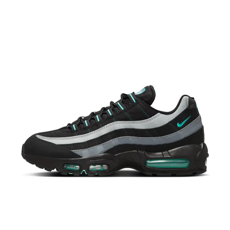 Nike Air Max 95 Black Aurora Green “Black / Aurora Green / Cool Grey” | HV6062-001