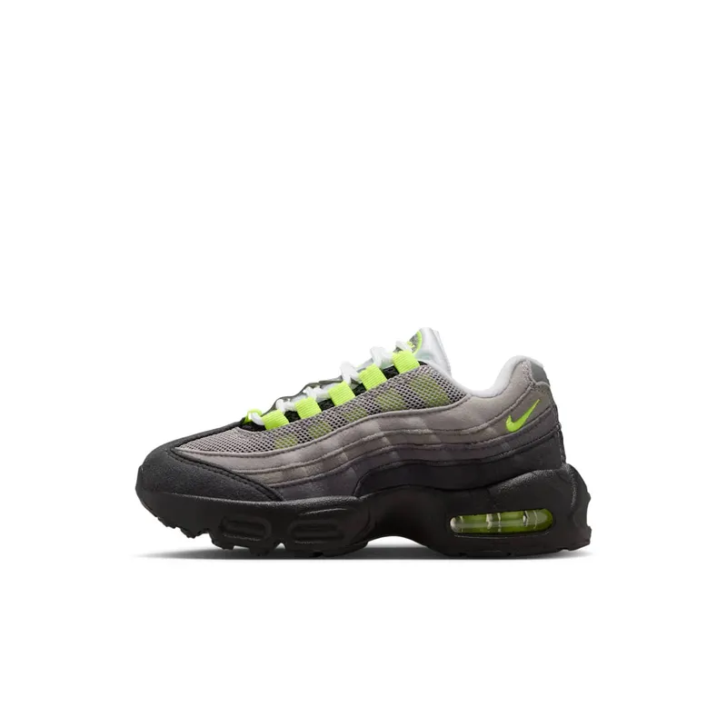 Nike Air Max 95 PS “Neon (2026)” “Black/Anthracite/Light Graphite/Neon Yellow” | 905461-050