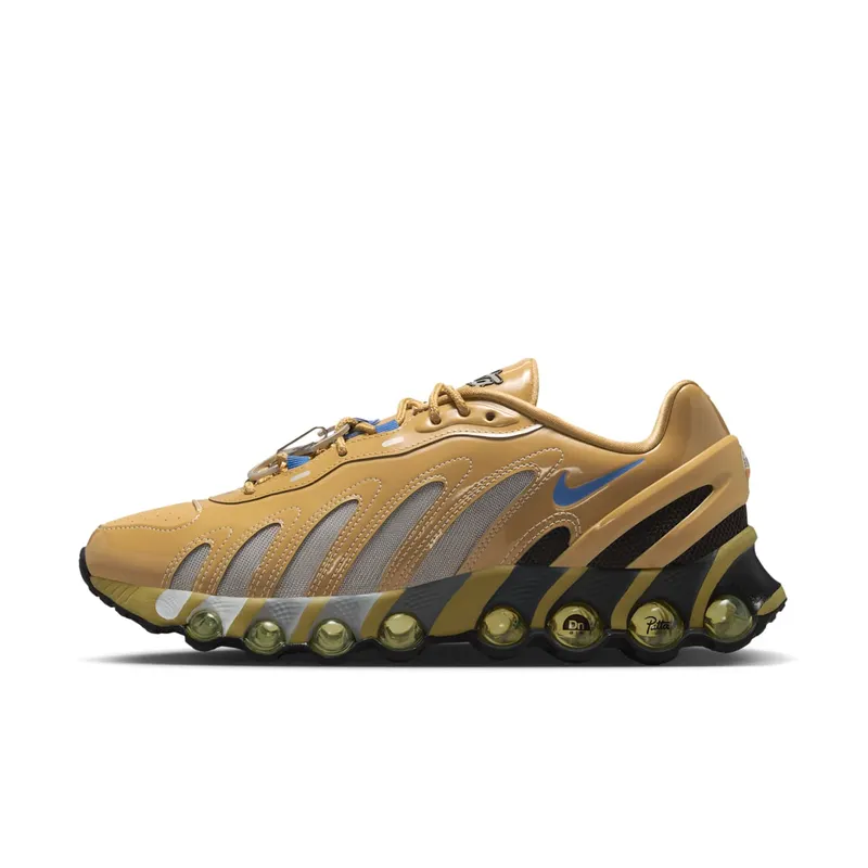 Nike Air Max Dn8 “Patta – Club Gold” “Club Gold/Game Royal/Metallic Silver” | IB4029-700