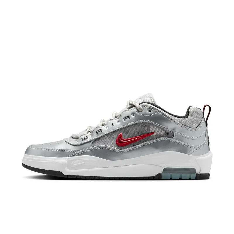 Nike SB Air Max Ishod Wair Silver Bullet “Metallic Silver / Varsity Red / Black” | HF3062-001