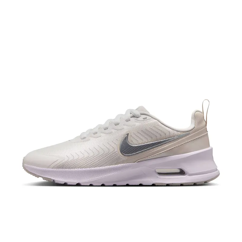 Nike Air Max Nuaxis SE Light Orewood Brown Metallic Silver “Summit White / Light Orewood Brown / White” | IB4341-100