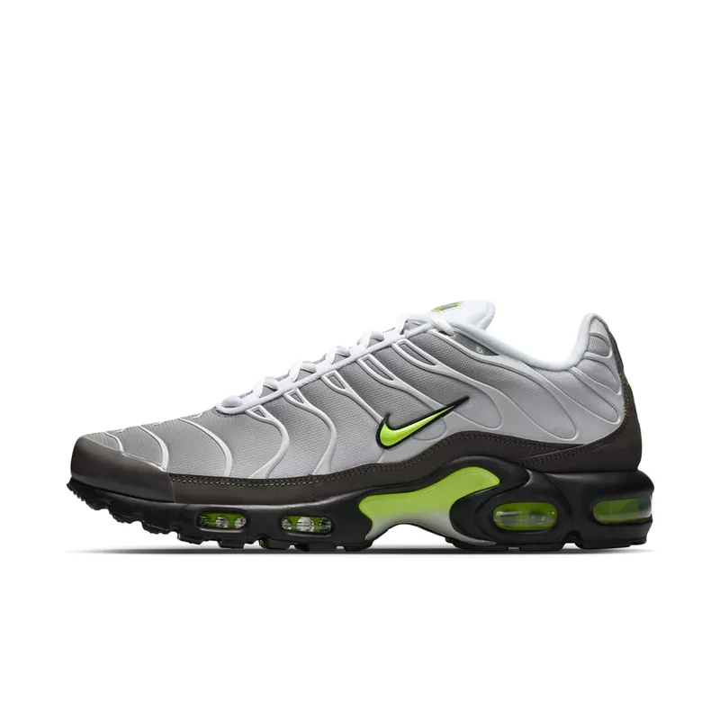 Nike Air Max Plus Neon “White / Pearl Grey / Zwart / Neon Yellow” | IQ0288-100