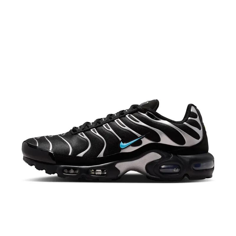 Nike Air Max Plus Premium “Black / Chrome / Gamma Blue” | IM9624-001