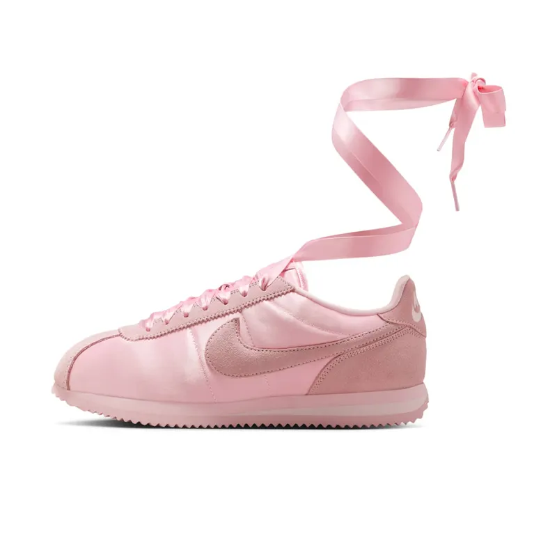 Nike Cortez Textile Satin Soft Pink “Medium Soft Pink / Pink Ice / Medium Soft Pink” | FV5420-600