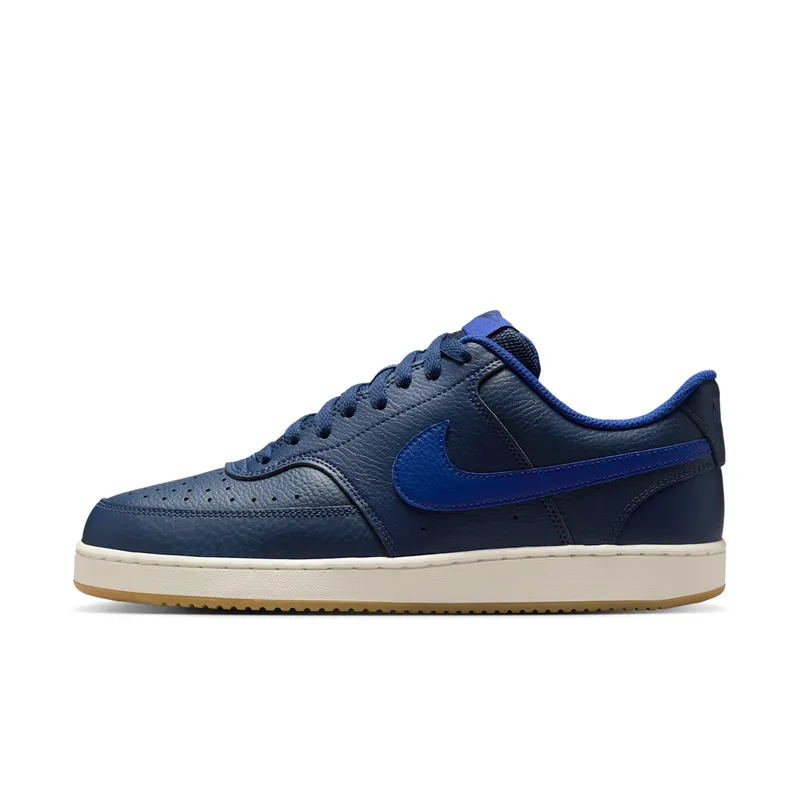 Nike Court Vision Low Midnight Navy Sail Gum Light Brown Deep Royal Blue | CD5463-400