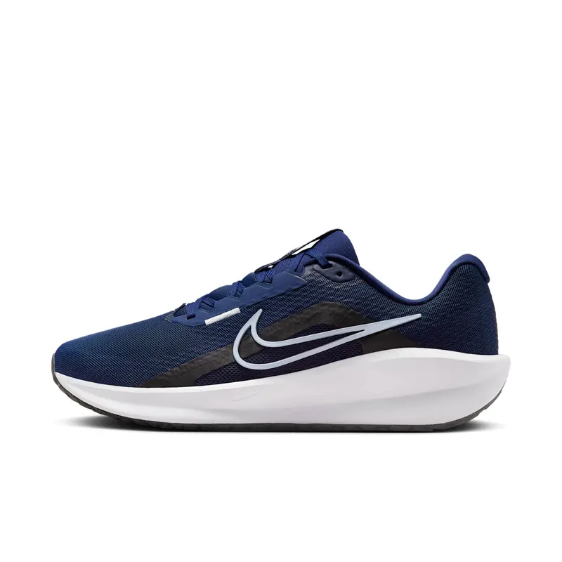 Nike Downshifter 13 Midnight Navy Black White Pure Platinum | FD6454-400