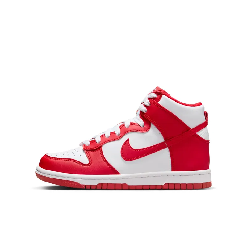 Nike Dunk High GS “Championship White Red (Red Tongue Tag)” | DB2179-115