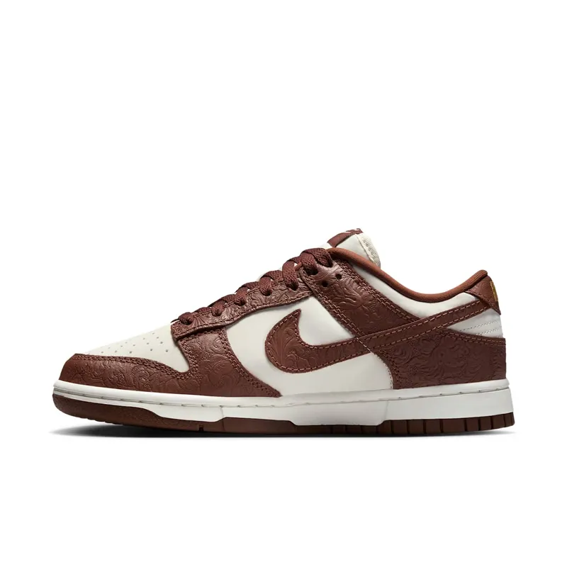 Nike Dunk Low “Embossed Baroque Sail Fauna Brown” | IF3944-100