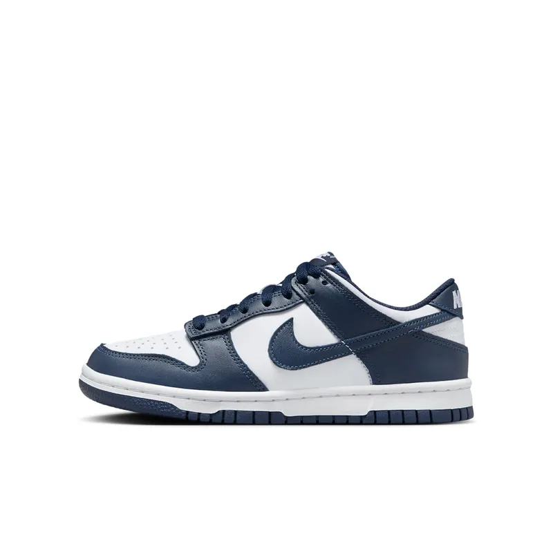 Nike Dunk Low GS “White Midnight Navy” | FB9109-116
