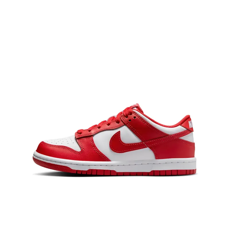 Nike Dunk Low GS “White University Red” | FB9109-119