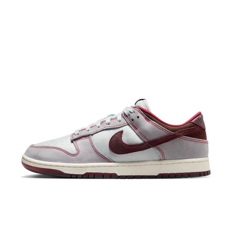 Nike Dunk Low Retro SE “Pure Platinum / Wolf Grey / Team Red / Burgundy Crush” | IH1942-001