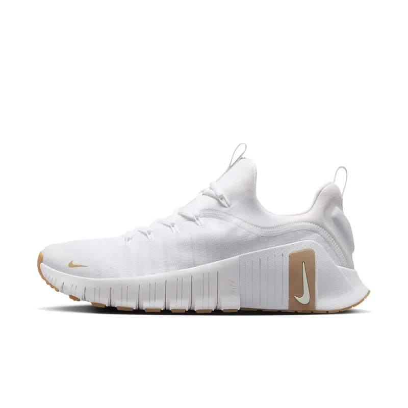 Nike Free Metcon 6 White Gum Light Brown Hemp | FJ7127-105