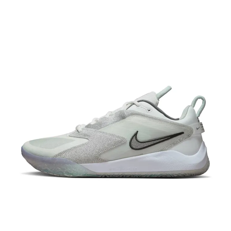 Nike HyperAce 3 SE Glitter Pack White Pure Platinum Silver “Summit White / Pure Platinum / Metallic Silver” | HF3239-101