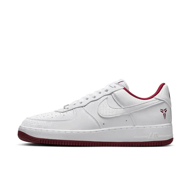 Nike Air Force 1 Low “Kobe Bryant – Lower Merion Aces” “White/Team Red” | IB0018-101