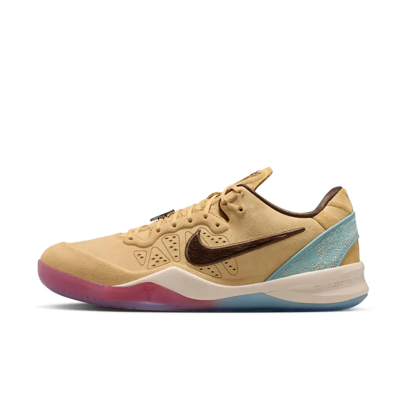 Nike Kobe 8 Protro “Siempre Mio” “Light Orewood Brown / Baroque Brown / Summit White / Red Stardust / Ocean Cube / Metallic Dark Grey” | IM1820-100