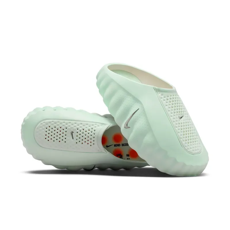 Nike Mind 001 Slide “Barely Green” “Barely Green / Hyper Crimson / Black / Chrome” | HQ4309-300
