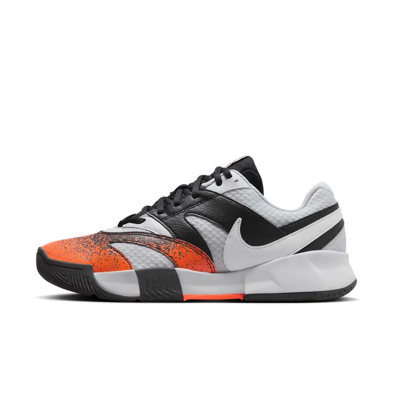 Nike Court Lite 4 Premium “Pure Platinum Black Hyper Crimson White” | FQ8718-002