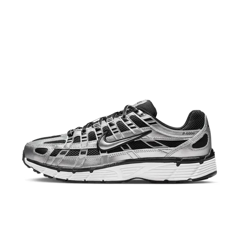 Nike P-6000 Metallic Silver Black White | BV1021-013