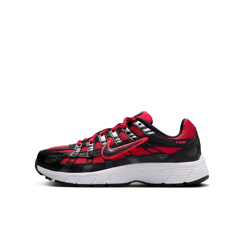 Nike P-6000 GS “University Red Metallic Silver Dark Smoke Grey Black” | HV5064-601
